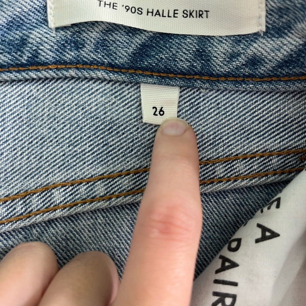 Denim Forum - The 90s Halle Skirt - Size 26 - Picture 3 of 4